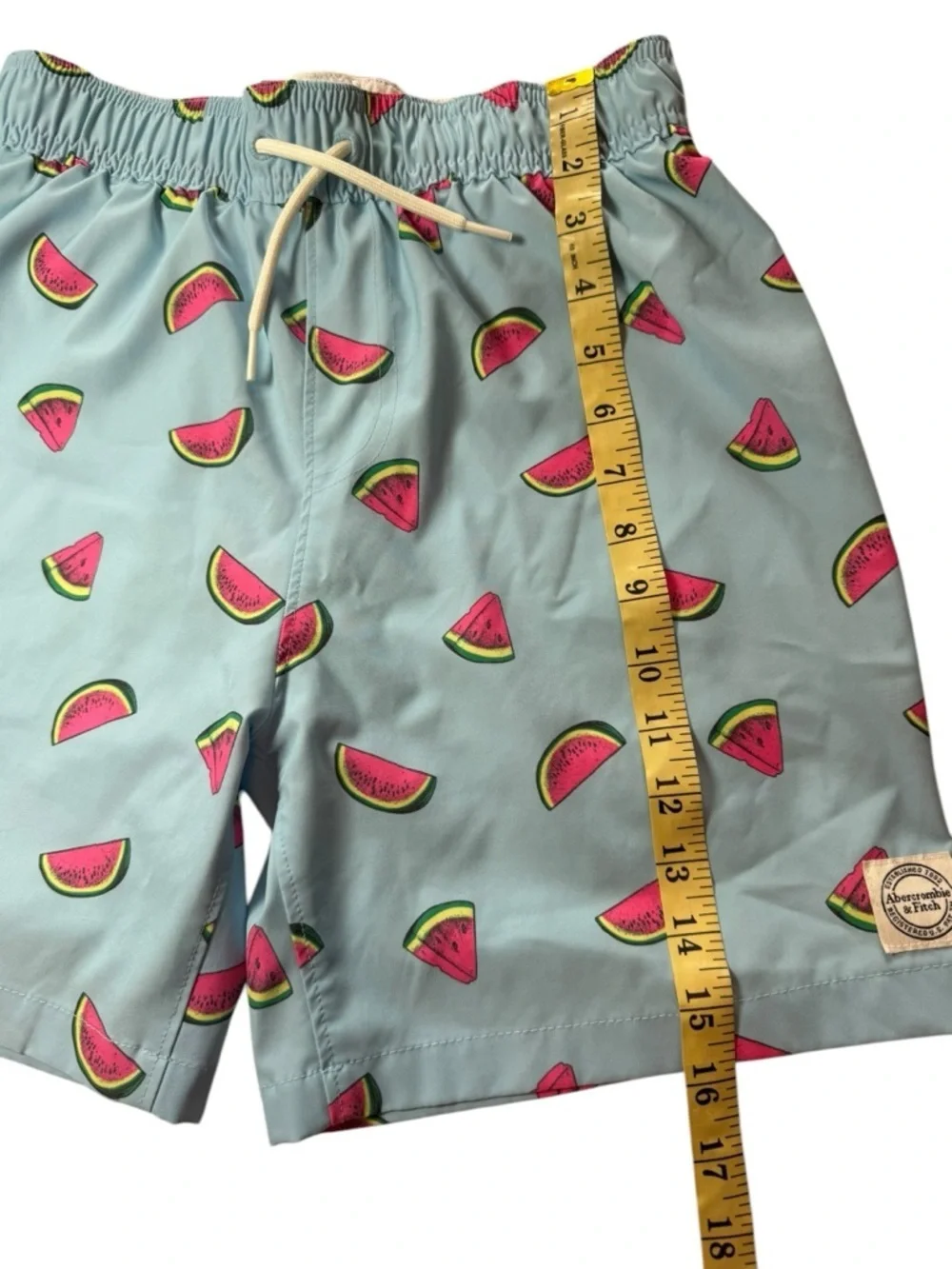 Abercrombie & Fitch Boys Watermelon Print Swim Shorts Size 11/12